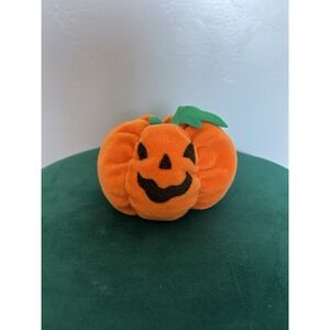 Vintage Plush Creations Inc Silly Pumpkin Plush Jack o Lantern Halloween 1996